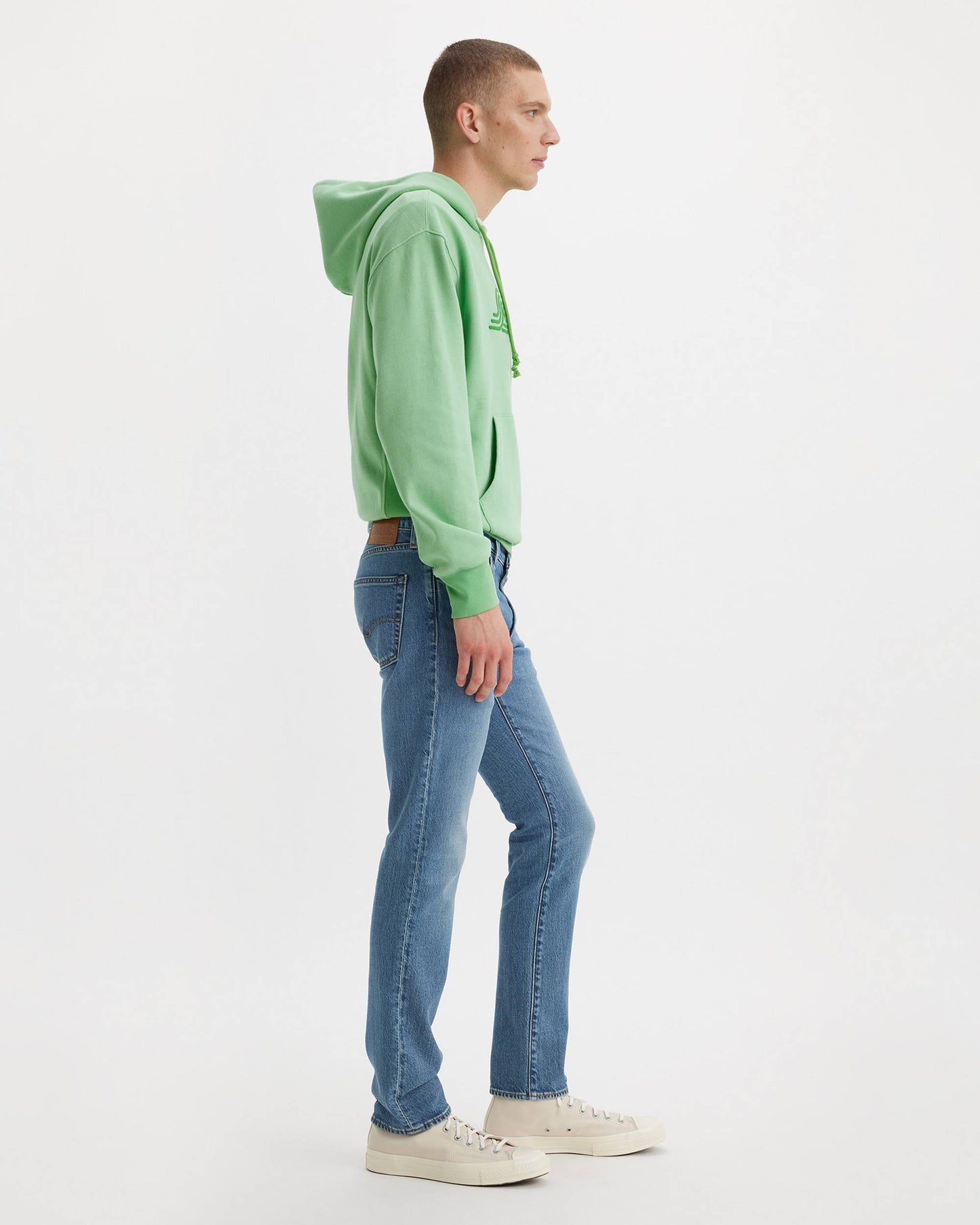 Slim Fit Jeans-Mid Blue